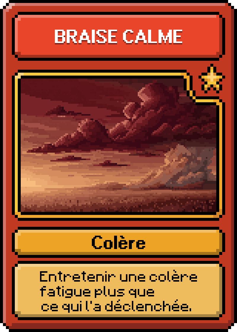 Carte Colère